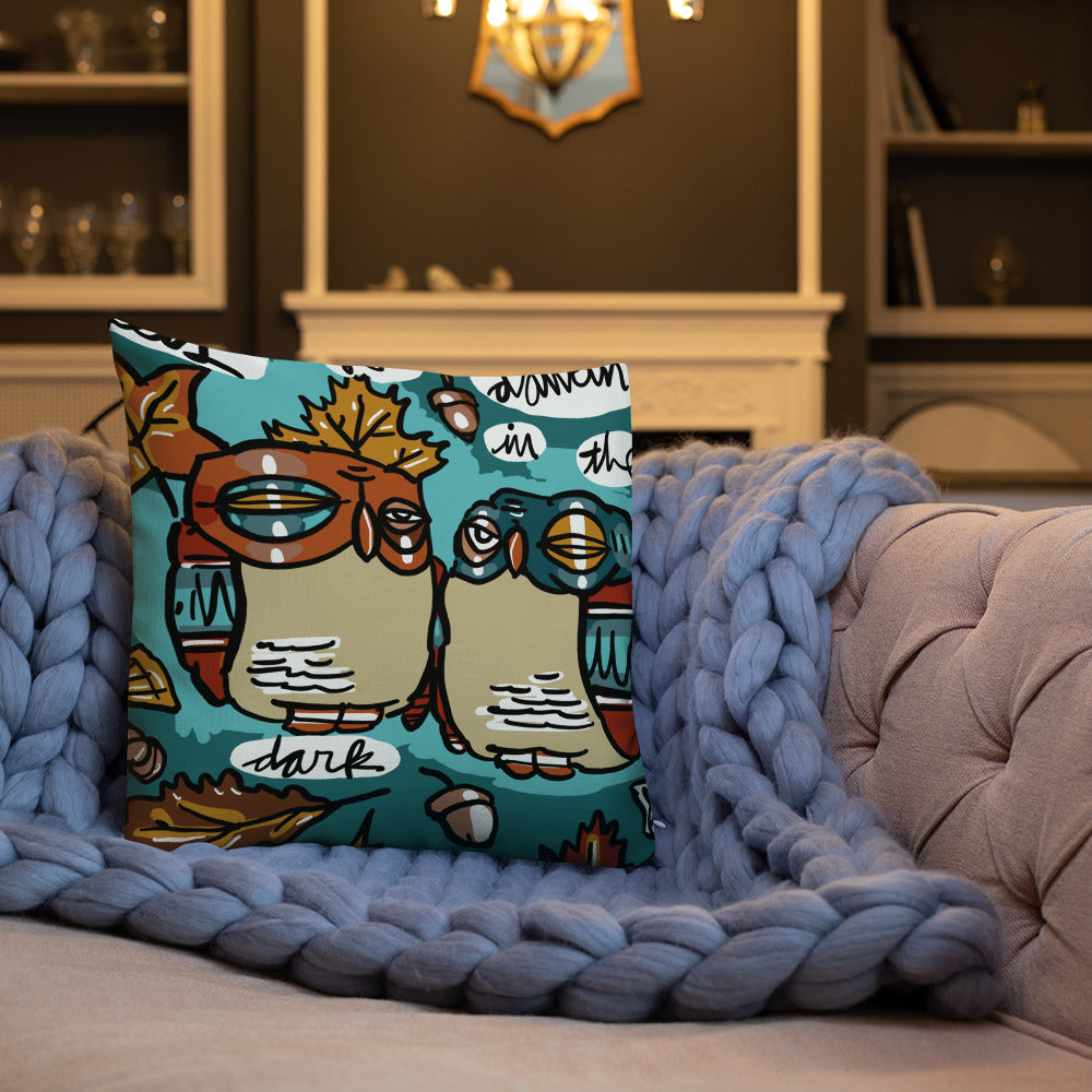 Let's Go Dancin' in the Dark - Lebo Premium Pillow